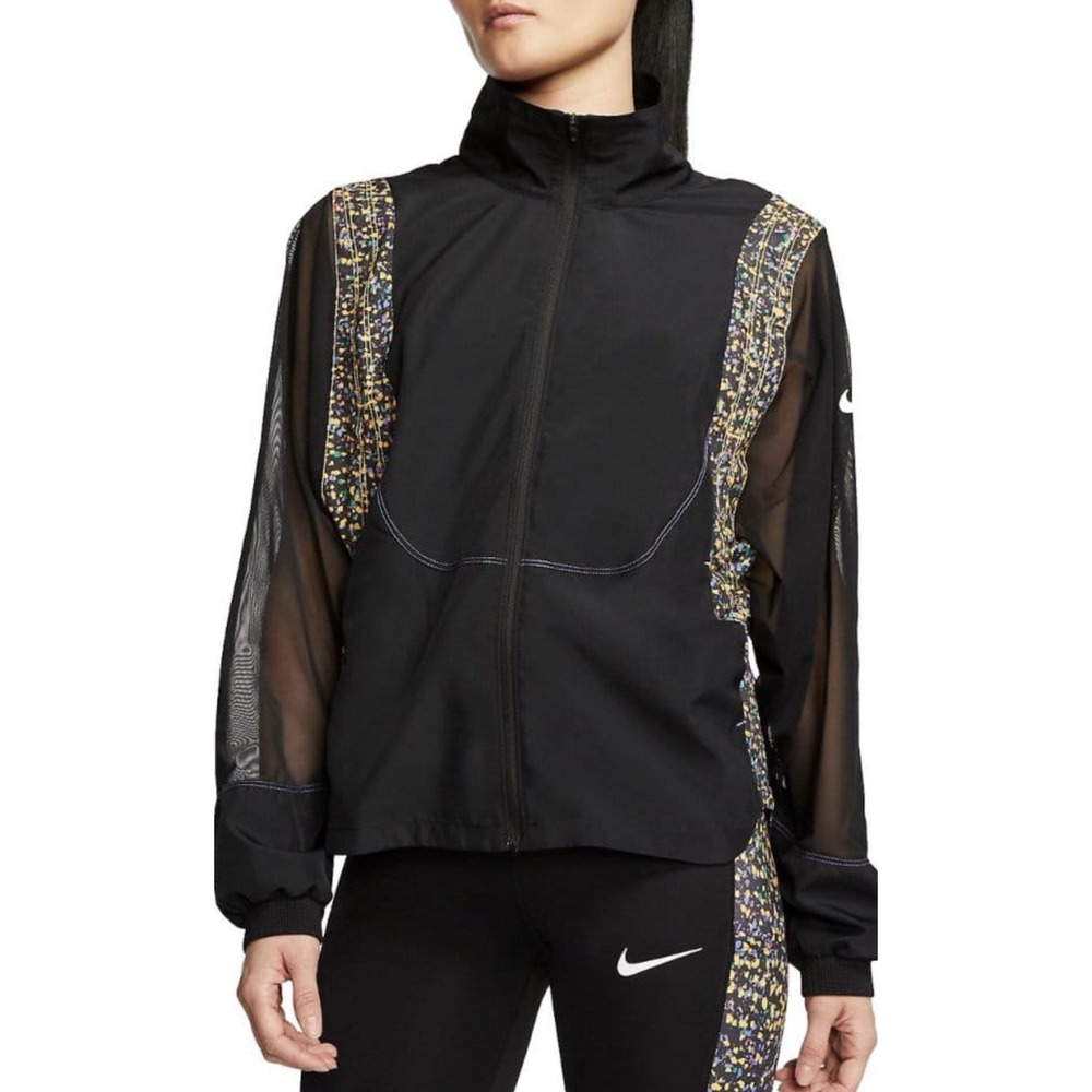 Nike Icon Clash Sheer Sleeve Packable Running Jacket Women's Size 1X
